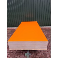 152. 16,5 mm Queenply Multiplex met HPL toplaag Oranje 2 zijdig 