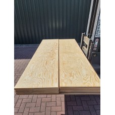 186: multiplex Pools Grenen 18 mm / halve plaat lengte