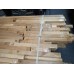 DOSSE / GEVLAMDE Teak deklatten 9x48 mm